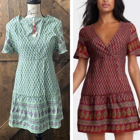 RAGA Dresses & Skirts - RAGA Avah Faux Wrap Mini Dress